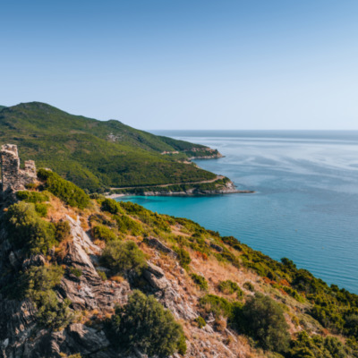 Pietracorbara et sa tour génoise de Castellare