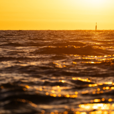 Lever de soleil à la plage de l'Arinella