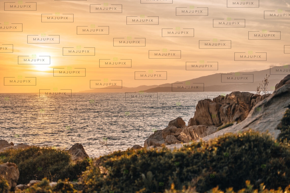 Coucher de soleil à Sagone