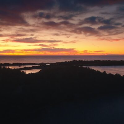 Terrenzana au lever de soleil