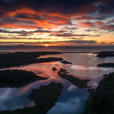 Lever de soleil à Terrenzana