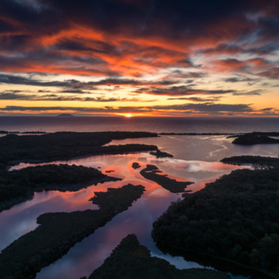 Lever de soleil à Terrenzana