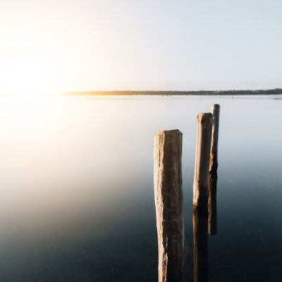 Lever de soleil à l'étang d'Urbinu