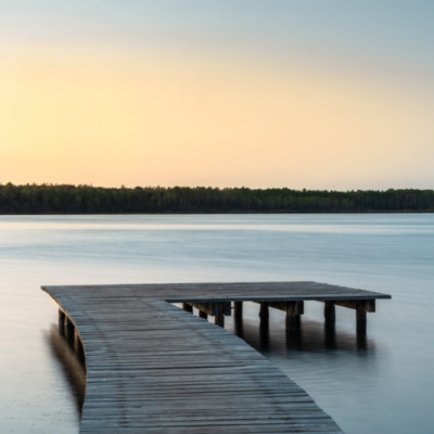 Lever de soleil à l'étang d'Urbinu