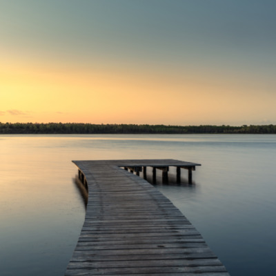 Lever de soleil à l'étang d'Urbinu