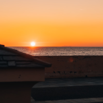 Lever de soleil à Bastia