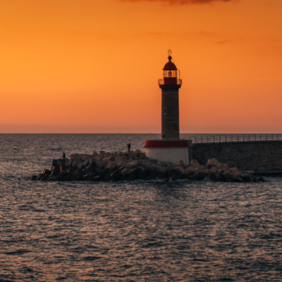 Vieux Port de Bastia au lever de soleil