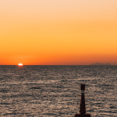 Lever de soleil à Bastia