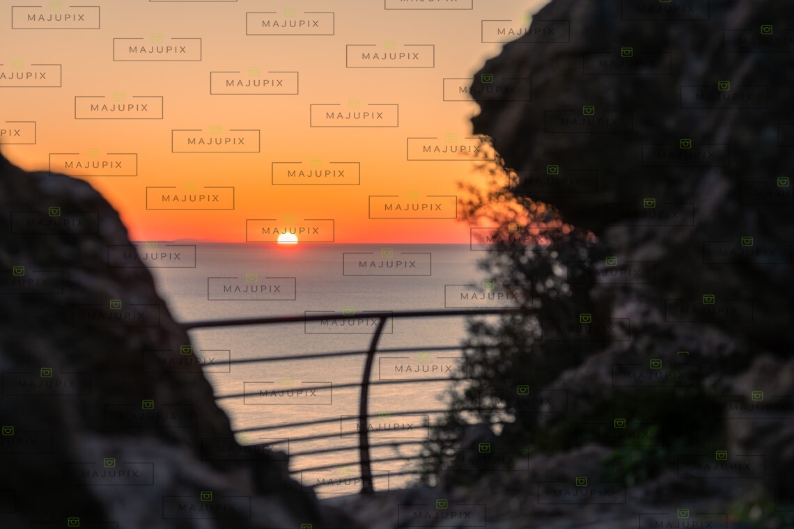 Lever de soleil à Ville di Pietrabugno