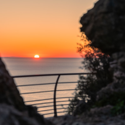 Lever de soleil à Ville di Pietrabugno