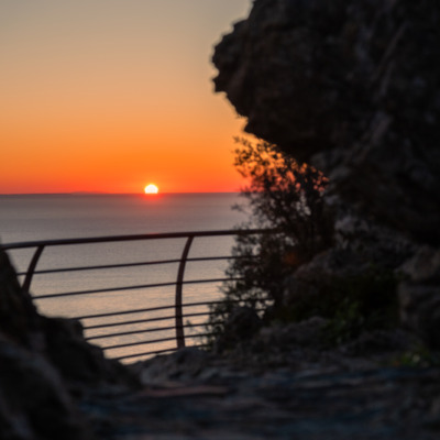 Lever de soleil à Ville di Pietrabugno