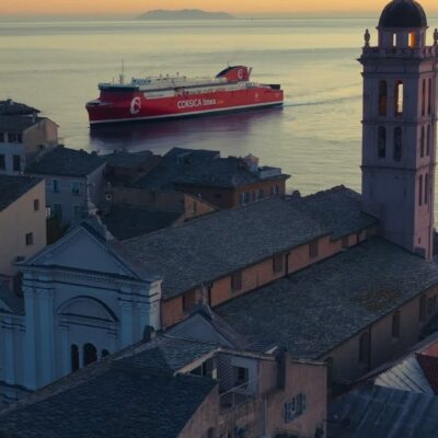 Bastia au lever de soleil