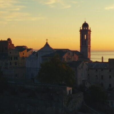 Lever de soleil sur Bastia