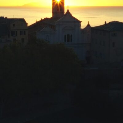 Lever de soleil sur Bastia