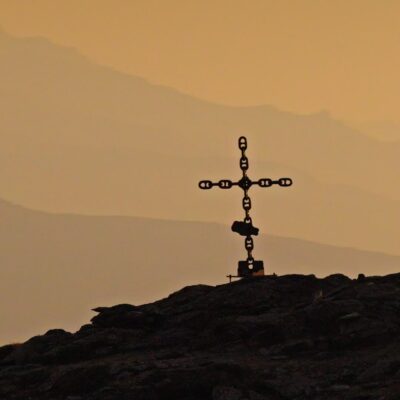 Coucher de soleil au Cimone