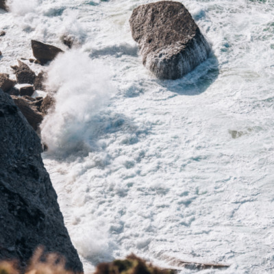 Tempête sur les falaises de Bonifacio
