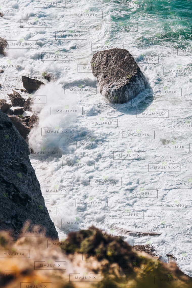 Tempête sur les falaises de Bonifacio