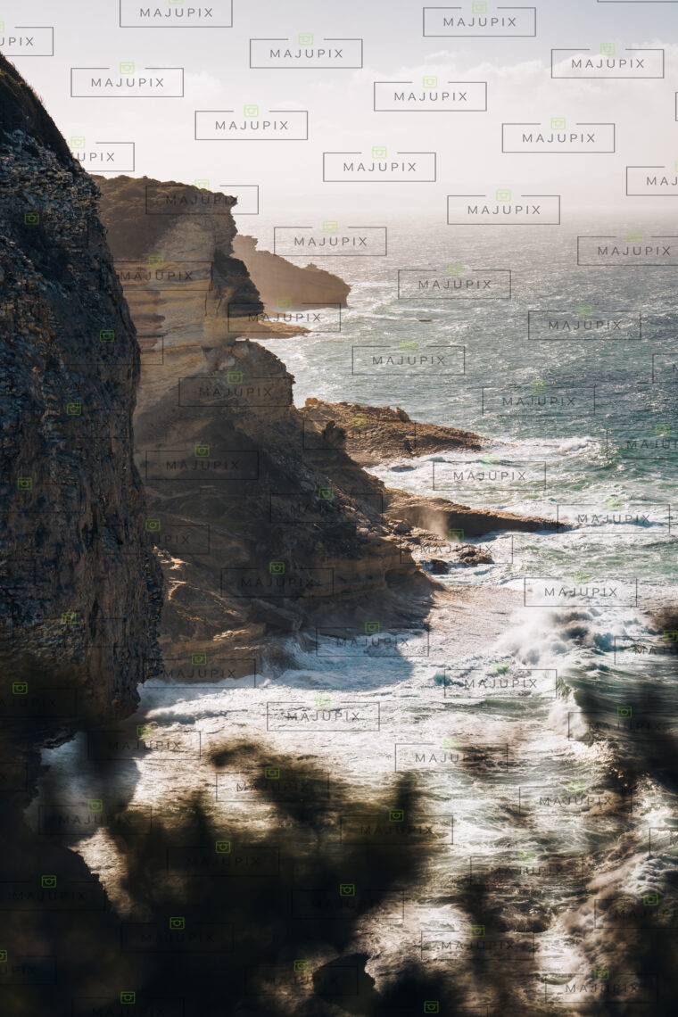 Tempête sur les falaises de Bonifacio