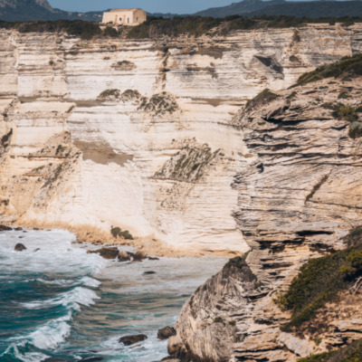 Tempête sur les falaises de Bonifacio