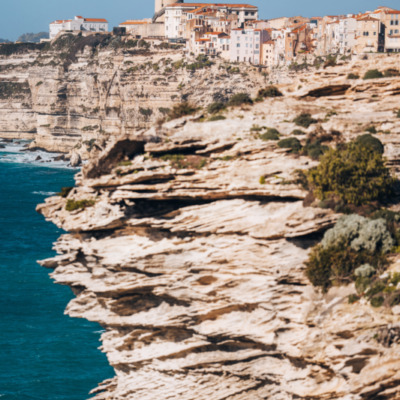 Tempête sur les falaises de Bonifacio