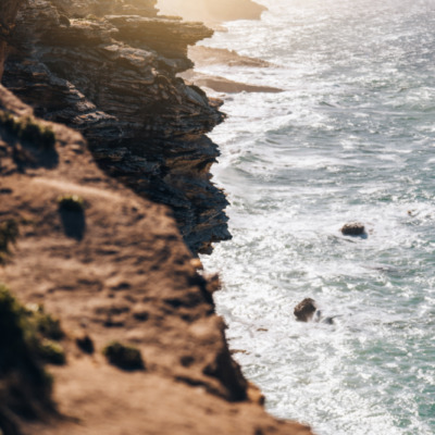 Tempête sur les falaises de Bonifacio