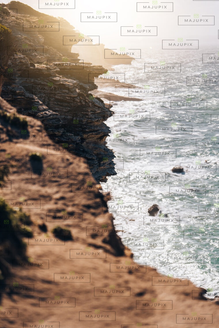 Tempête sur les falaises de Bonifacio