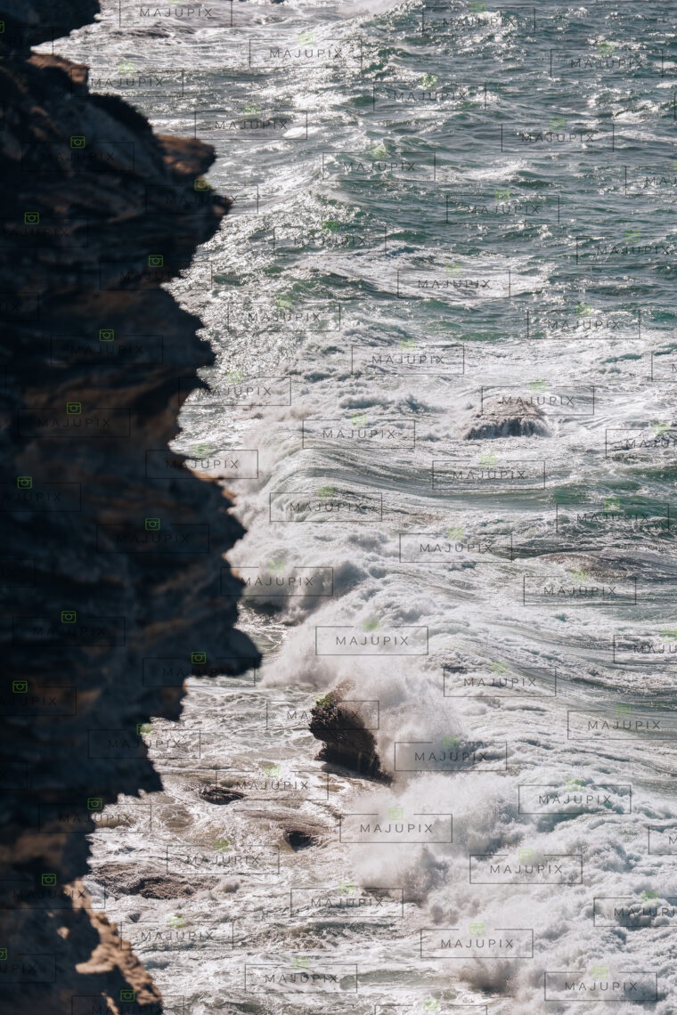 Tempête sur les falaises de Bonifacio
