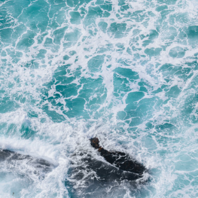 Tempête sur les falaises de  Bonifacio