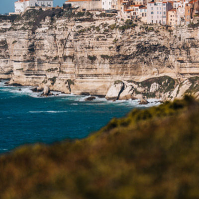Tempête sur les falaises de Bonifacio