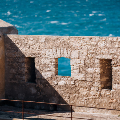 Chemin des rondes à Bonifacio