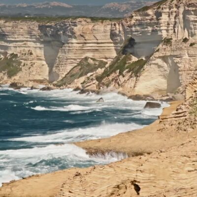 Tempête sur les falaises de Bonifacio
