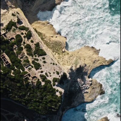 Tempête sur les falaises de Bonifacio