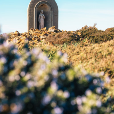 Statue de Sainte Devote au Moulin Mattei