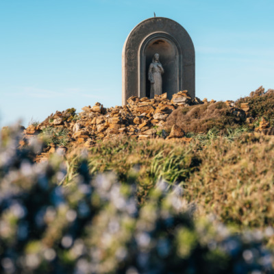 Statue de Sainte Devote au Moulin Mattei