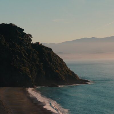 Coucher de soleil à Nonza