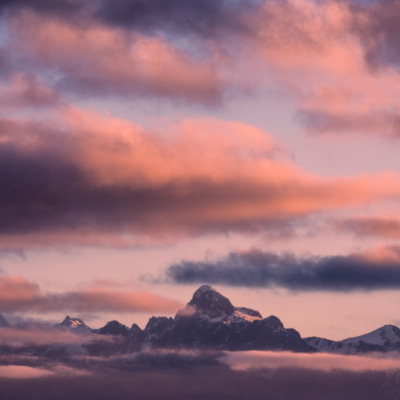 Lever de soleil sur la Paglia Orba
