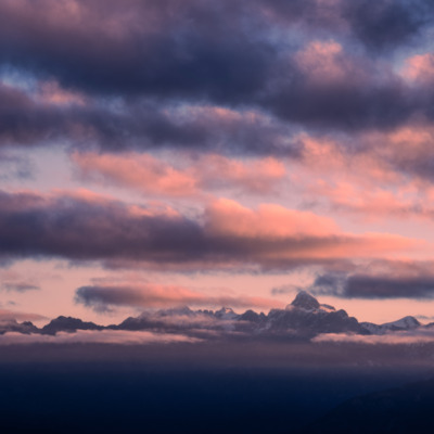 Lever de soleil sur la Paglia Orba