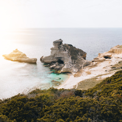 Plage de Pertusato à Bonifacio