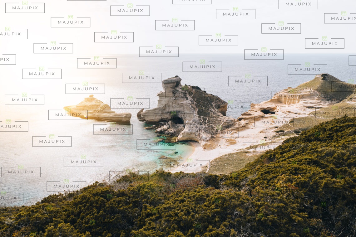 Plage de Pertusato à Bonifacio