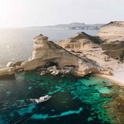 Plage de Pertusato à Bonifacio