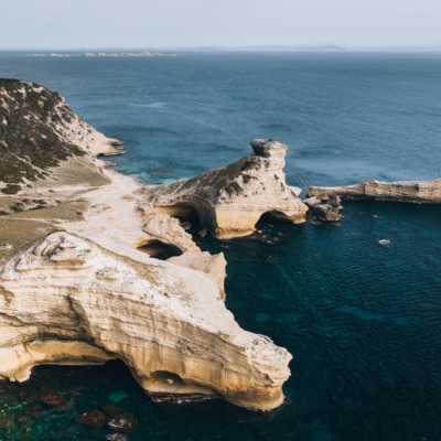 Plage de Pertusato à Bonifacio