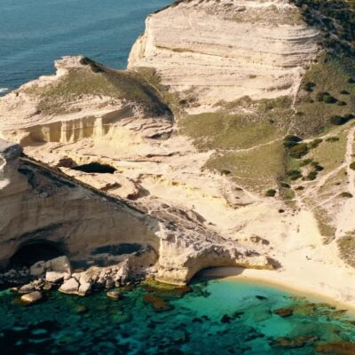 Plage de Pertusato à Bonifacio