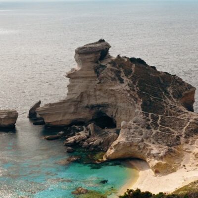 Plage de Pertusato à Bonifacio