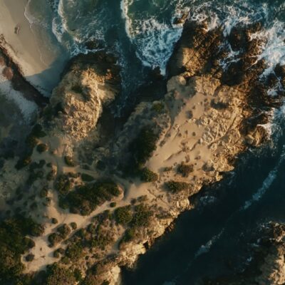 Plage de l'Ostriconi au coucher de soleil
