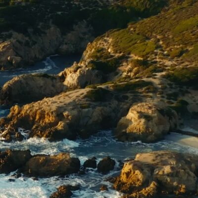 Plage de l'Ostriconi au coucher de soleil