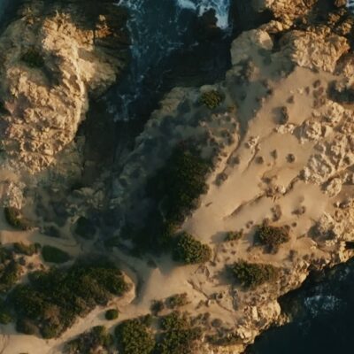 Plage de l'Ostriconi au coucher de soleil