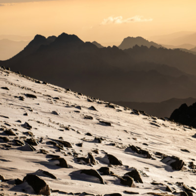 Coucher de soleil depuis le Monte Renosu