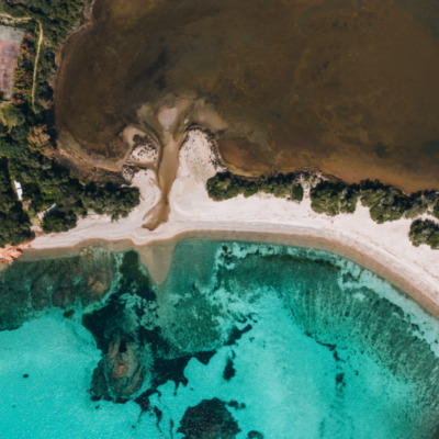 Plage de Rondinara à Bonifacio