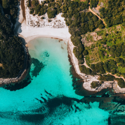Plage de Sperone à Bonifacio