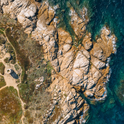 Pointe de Spano en drone